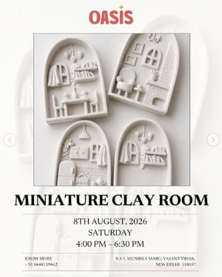 Oasis Art Studio-Miniature Clay Room Workshop