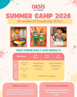 Oasis Art Studio-Summer Camp 2026