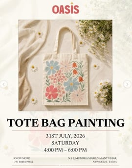 Oasis Art Studio-Tote Bag Painting Workshop