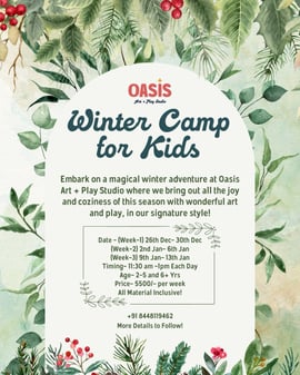 oasis art studio-winter camp for kids