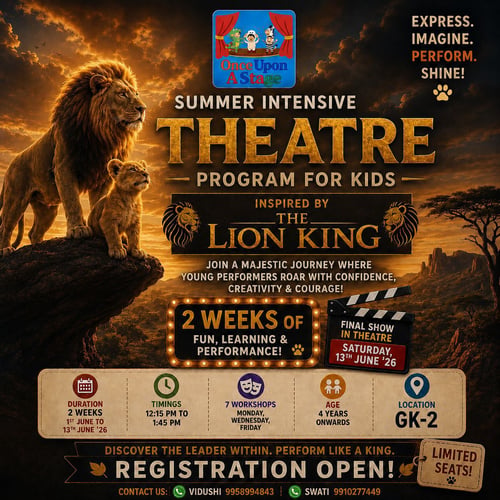 Once Upon A Stage – Summer Intensive Theatre Program