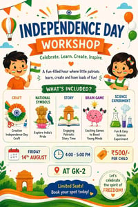 Once Upon A Stage-Independence Day Workshop
