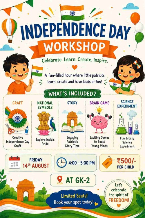 Once Upon A Stage-Independence Day Workshop