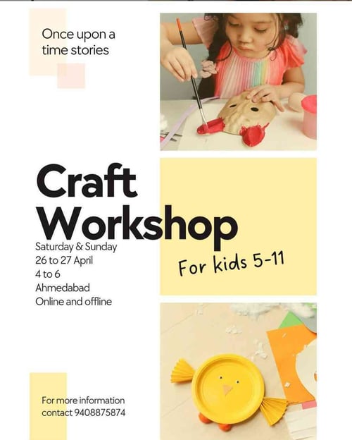 Once Upon a Time Stories-Craft Workshop for Kids