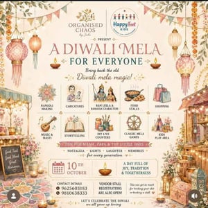 Organised chaos by juhi-Diwali Mela 2026