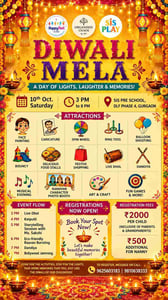 Organised chaos by juhi-Diwali Mela A Day of Lights Laughter and Memories