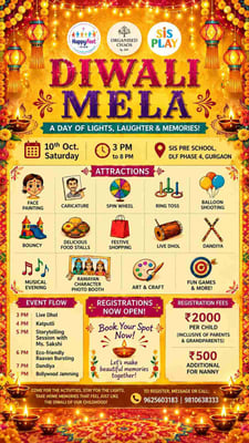 Organised chaos by juhi-Diwali Mela A Day of Lights Laughter and Memories