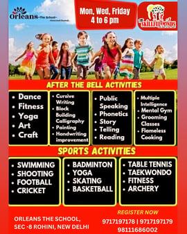  Orleans The School With Skillful minds-after the bell activities & sports activities