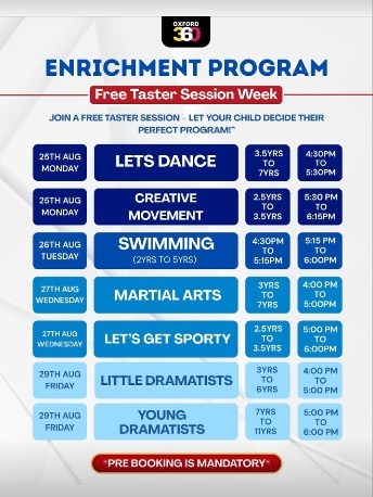 Oxford Kids  -  Enrichment Program