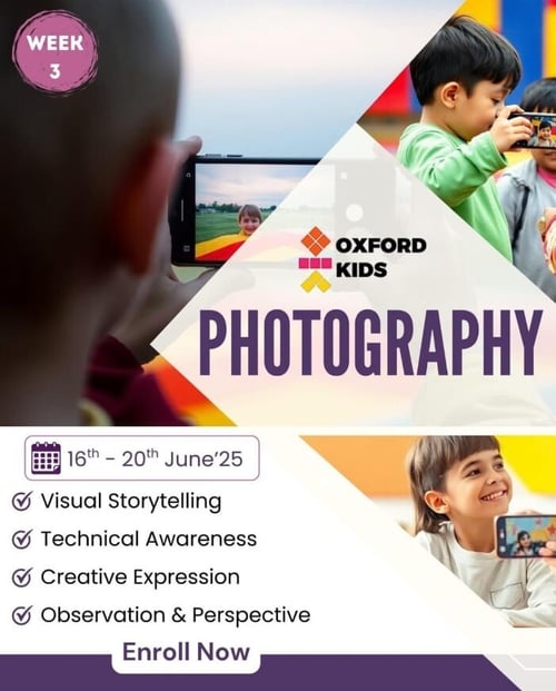 Oxford Kids EOK  -  PHOTOGRAPHY WORKSHOP