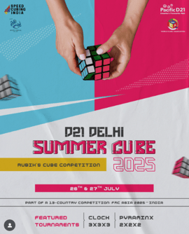 Pacific D21 Mall  -  Summer Rubik Cube Competition 2025