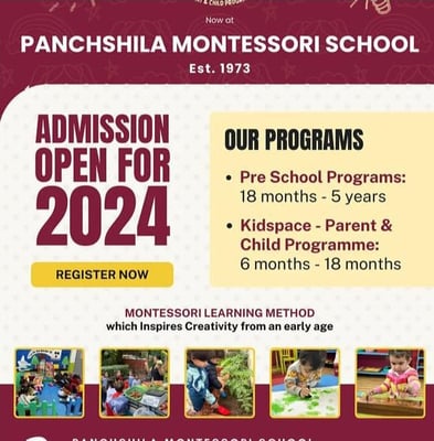  Panchshila Montessori School-Admission Open For 2024