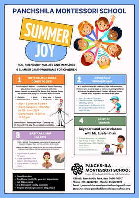Panchshila Montessori School-4 Summer camp programs for children