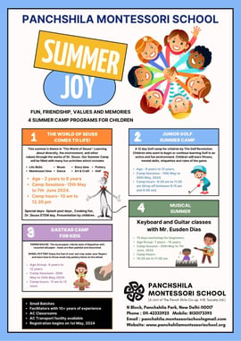 Panchshila Montessori School-4 Summer camp programs for children