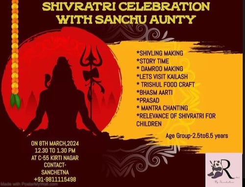 Pandas Recital-shivratri celebration with sanchu aunty