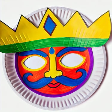 Paper plate Raavan