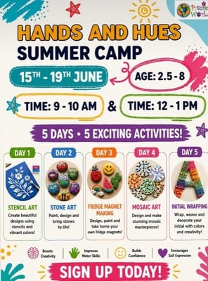 Petunias World-Hands and Hues Summer Camp