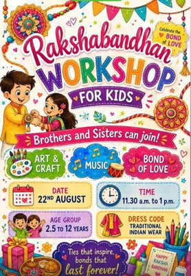 Petunias World-Raksha Bandhan Kids Workshop
