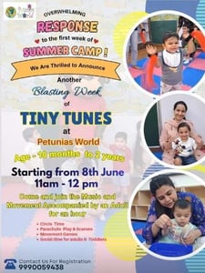 Petunias World-Tiny Tunes Music and Movement Summer Camp for Toddlers