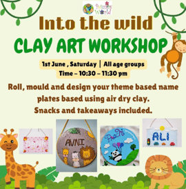 Petunias World-Into the Wild Clay Art Workshop