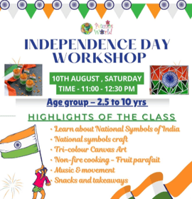 Petunias World-Independence day workshop for kids