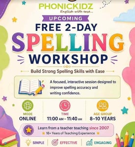 Phonickidz-Online Spelling Workshop for Kids