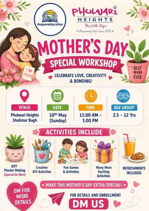 Phulwari Heights-Mothers Day Special Workshop