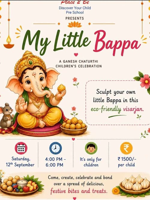 Place2Be Preschool-Ganesh Chaturthi Celebration