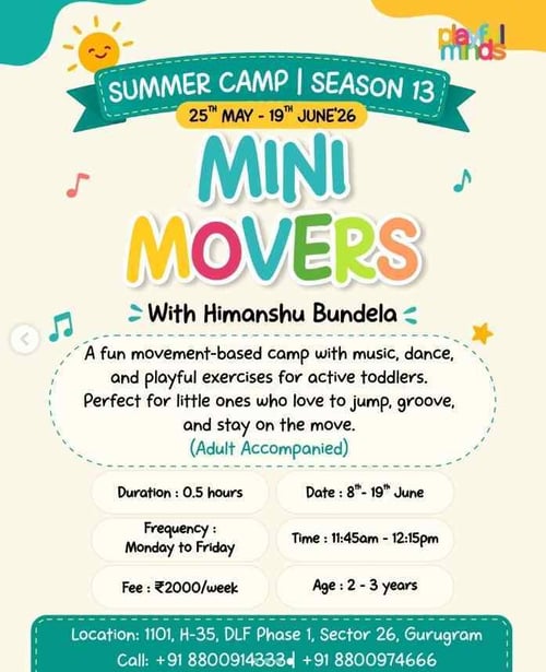 Playful Minds-Mini Movers Summer Camp