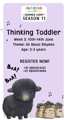 Playful minds-Thinking Toddler (Summer Camp Season 11)