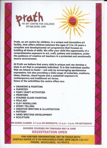 Prath , An Art Centre for Children-Art and Creative Classes for Children