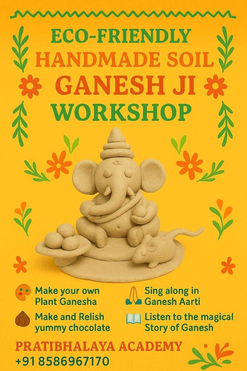 Pratibhalaya  -  Online Eco Friendly Ganesh Workshop