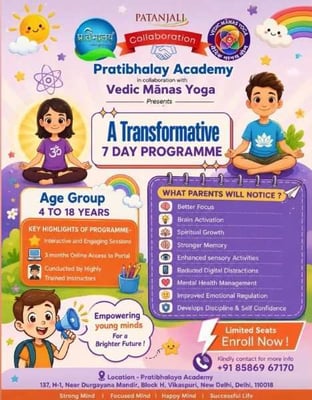 Pratibhalaya-A Transformative PROGRAMME for Kids