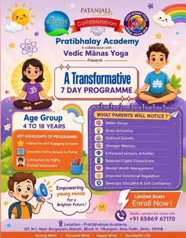 Pratibhalaya-A Transformative PROGRAMME for Kids