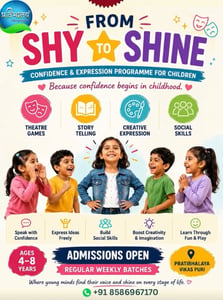 Pratibhalaya-From Shy to Shine Confidence and Expression Program for Kids