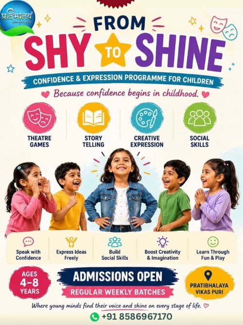 Pratibhalaya-From Shy to Shine Confidence and Expression Program for Kids