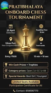 Pratibhalaya-Onboard Chess Tournament 2026