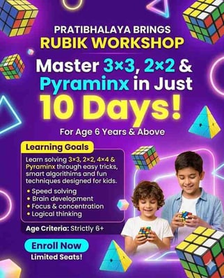 Pratibhalaya-Rubiks Cube Workshop