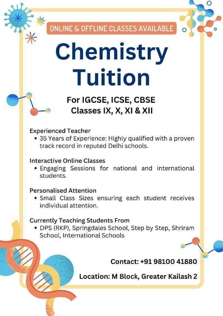 Chemistry Tuition