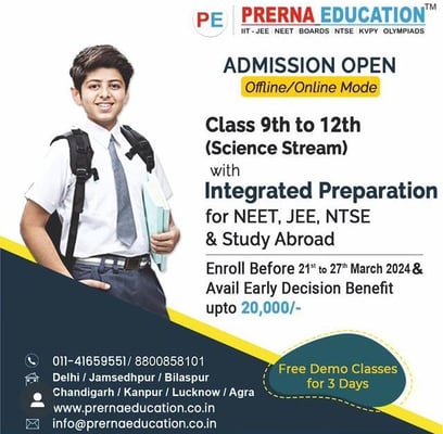 Prerna Education-Admission Open