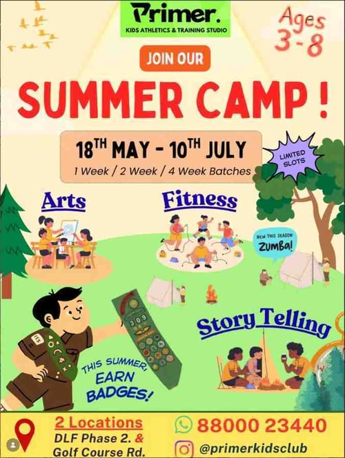 Primer Kids Training and Athletics Center-Summer Camp 2026