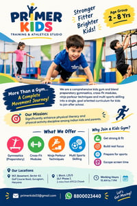 Primer Kids Training and Athletics Studio-Kids Gym and Athletics Training