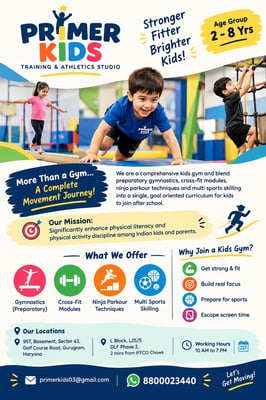 Primer Kids Training and Athletics Studio-Kids Gym and Athletics Training