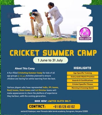 Princess Cricket Centre-Cricket Summer Camp