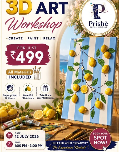 Prishe Custom Creations- 3D Art Workshop