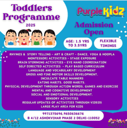 Purple Kidz  -  Admisssion Opens For Toddlers 2025