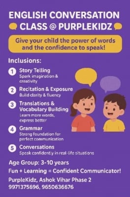 Purple Kidz  -  English Conversation Classes