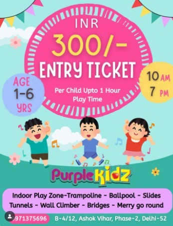 Purple Kidz  -  Kids Indoor Play Zone Activity