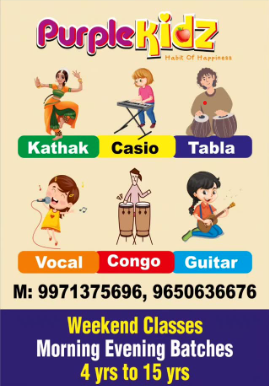 Purple Kidz  -  Weekend Classes For Kids