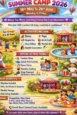 Purple Kidz Play Park-Summer Camp 2026